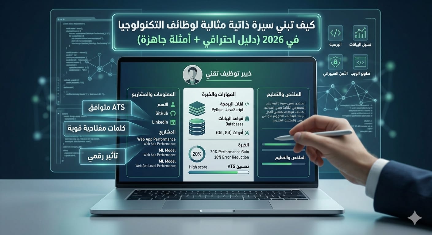 How to Build a Perfect Tech Resume in 2026 (Professional Guide + Ready Examples)