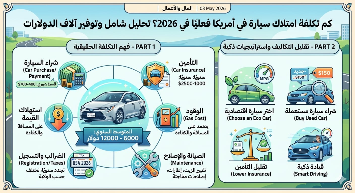 How Much Does It Really Cost to Own a Car in the USA in 2026? (Full Step-by-Step Breakdown of Insurance, Fuel, Loans, and Maintenance to Avoid Losing Thousands)