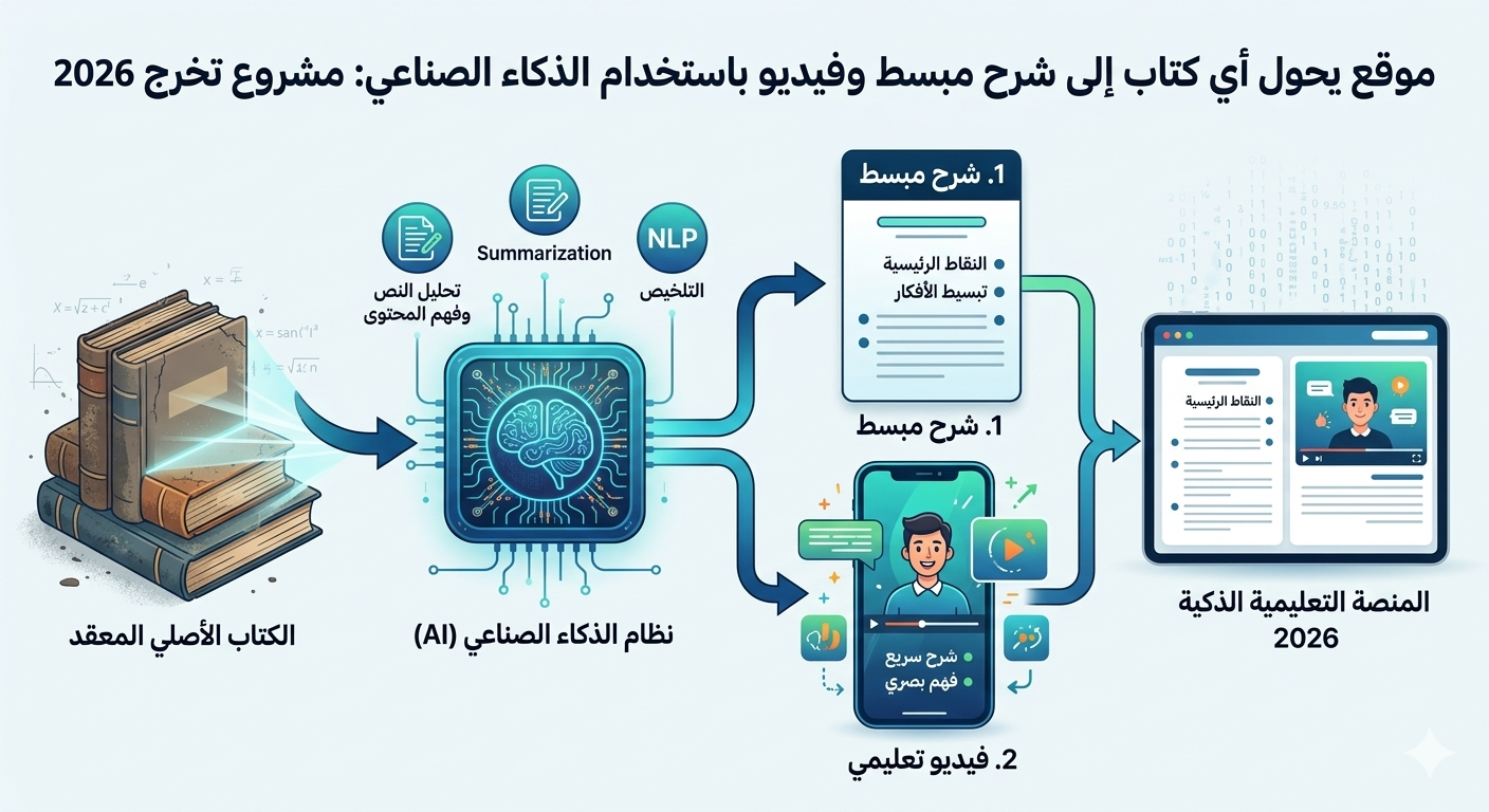 AI-Powered Platform to Turn Any Book into a Simplified Summary + Video: College Capstone Project 2026