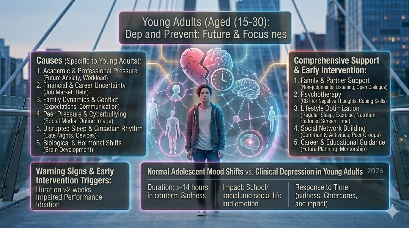 Causes of Depression in Young Adults and How to Deal With It: A Complete Early Intervention Guide