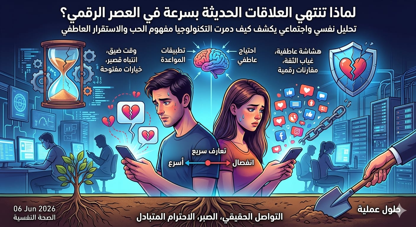 Why Do Modern Relationships End So Quickly in the Digital Age? A Psychological and Social Analysis Revealing How Technology Destroyed the Meaning of Love and Emotional Stability