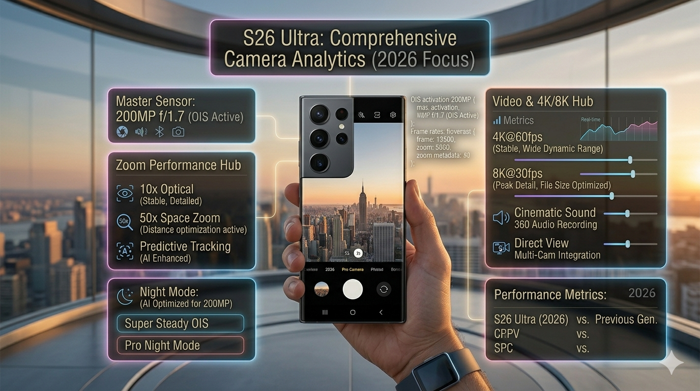 Samsung S26 Ultra Camera Review 2026: Night Photography, 4K Video, Space Zoom, and Real-World Camera Test
