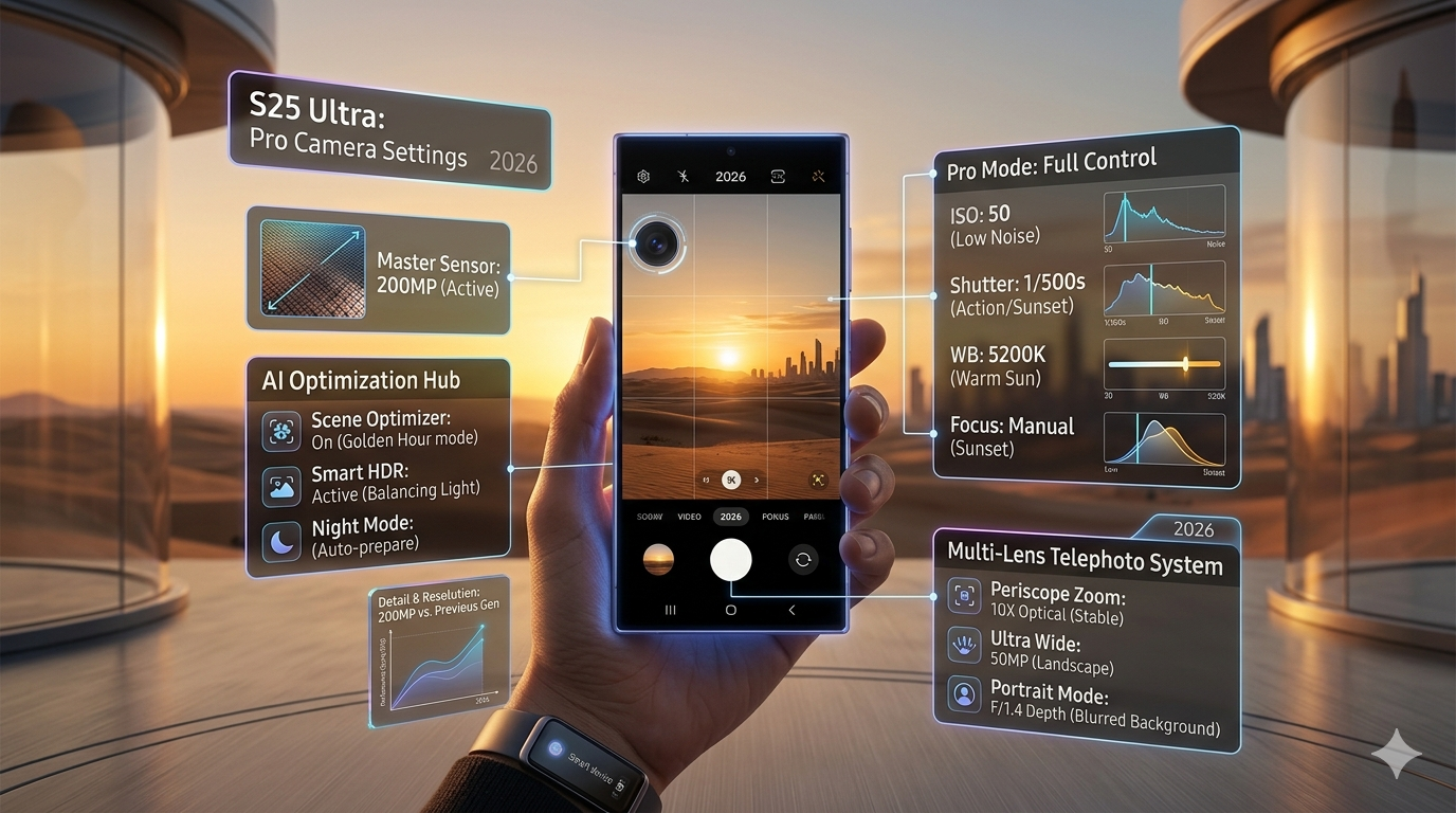 Best Camera Settings for Samsung Galaxy S25 Ultra to Capture Professional Photos in 2026