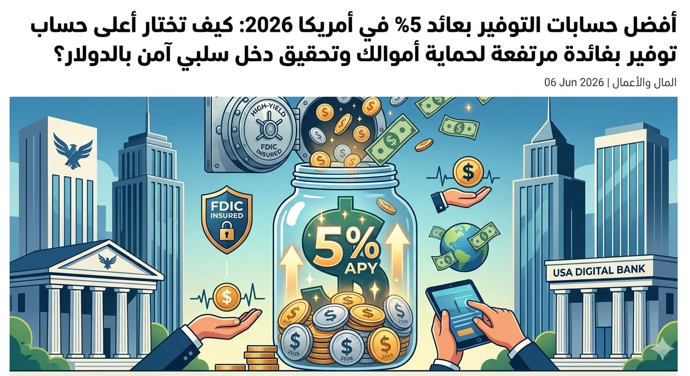 Best 5% High-Yield Savings Accounts in America 2026: How to Choose the Highest APY Savings Account to Protect Your Money and Build Safe Passive Income in Dollars