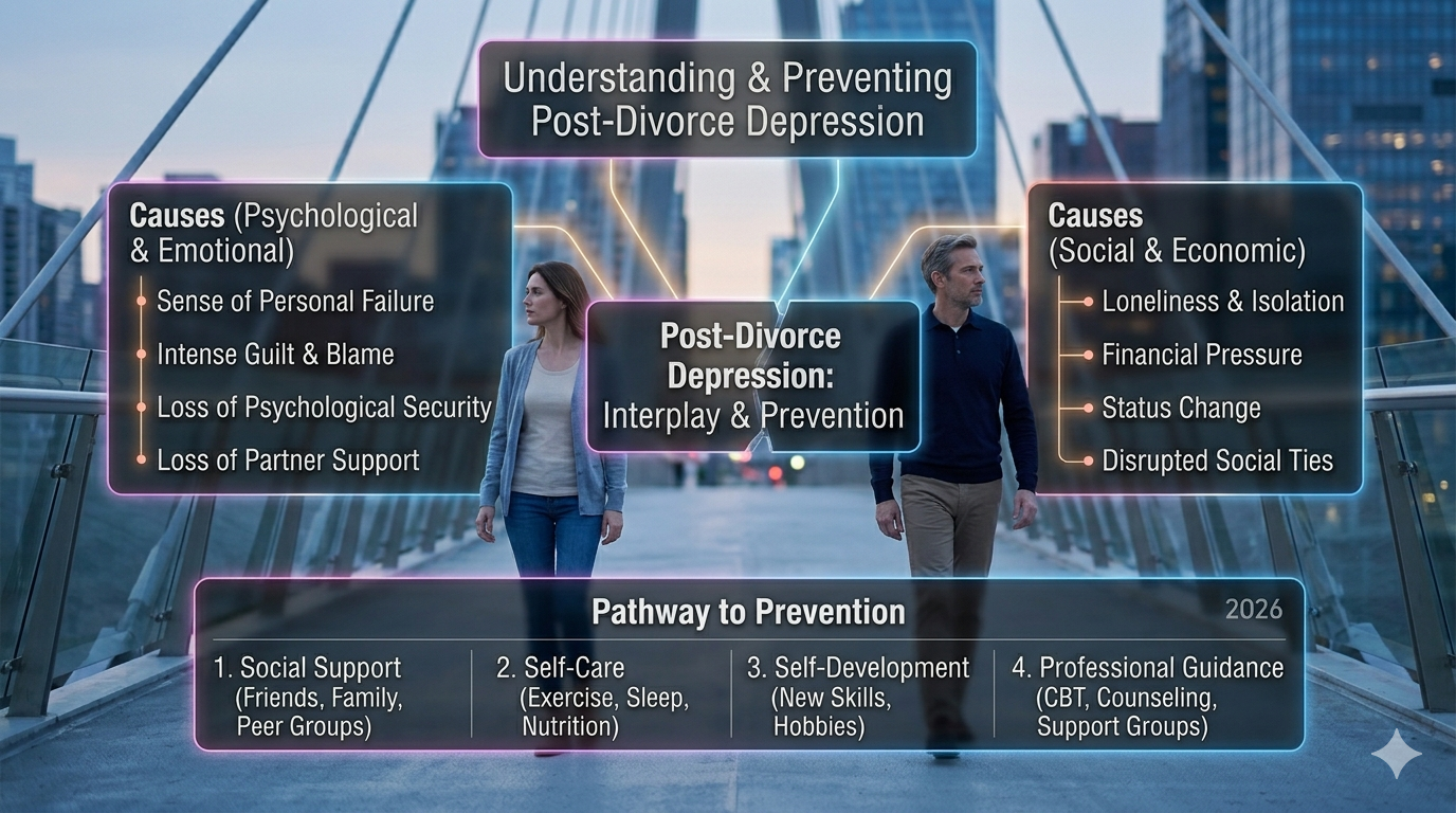 Causes of Depression After Divorce and How to Prevent It