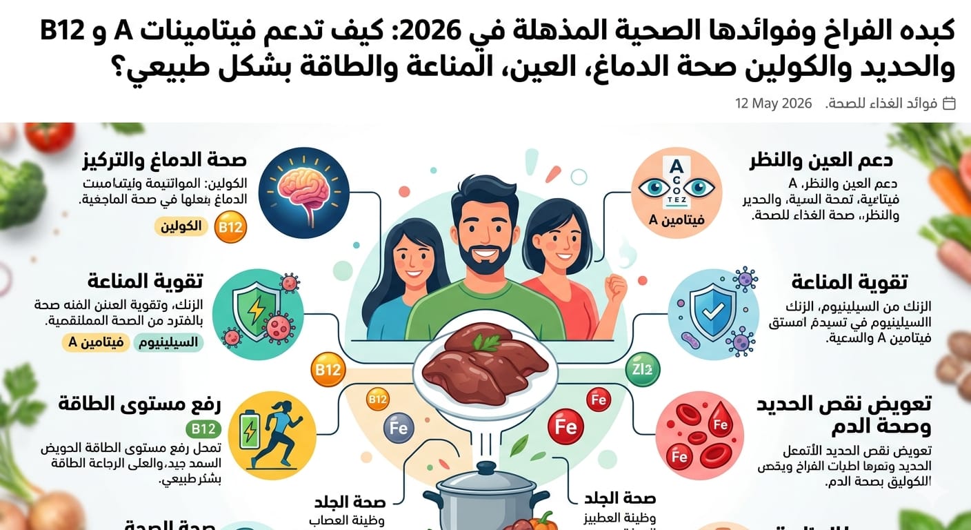 Chicken Liver Benefits in 2026: How Vitamin A, B12, Iron, Choline, Zinc, and Selenium Naturally Support Brain Health, Vision, Immunity, and Energy