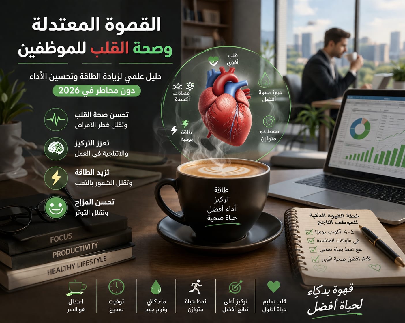 Moderate Coffee Consumption and Heart Health for Employees: A Scientific Guide to Boost Energy and Performance Safely in 2026