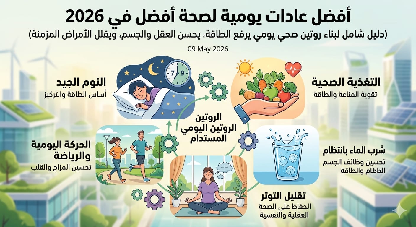 Best Daily Habits for Better Health in 2026 (Complete Guide to Building a Healthy Daily Routine for More Energy, Better Mental Health, and Long-Term Wellness)