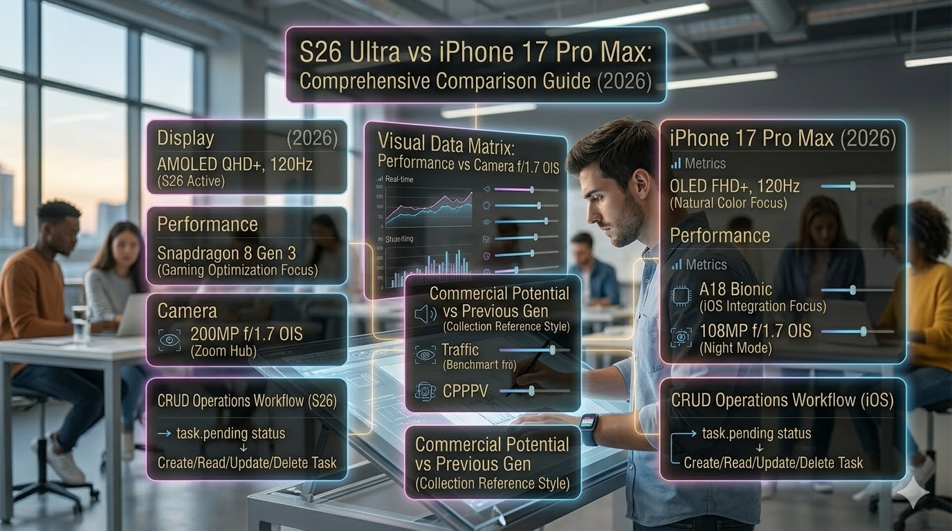 Samsung S26 Ultra vs iPhone 17 Pro Max 2026 Comparison: Which Flagship Is Actually Better?