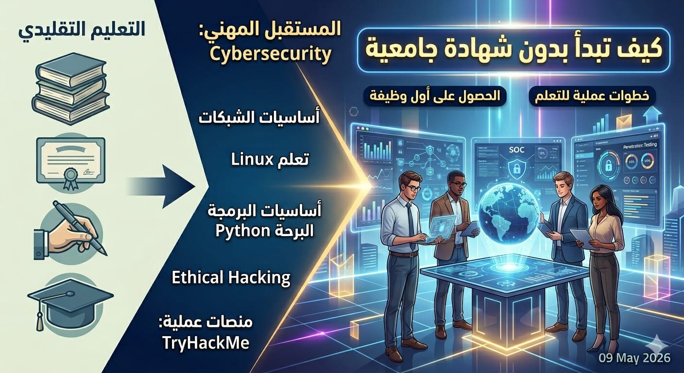 How to Start a Career in Cybersecurity Without a Degree in 2026 (Complete Beginner’s Guide to Breaking Into High-Paying Cybersecurity Jobs Without College)