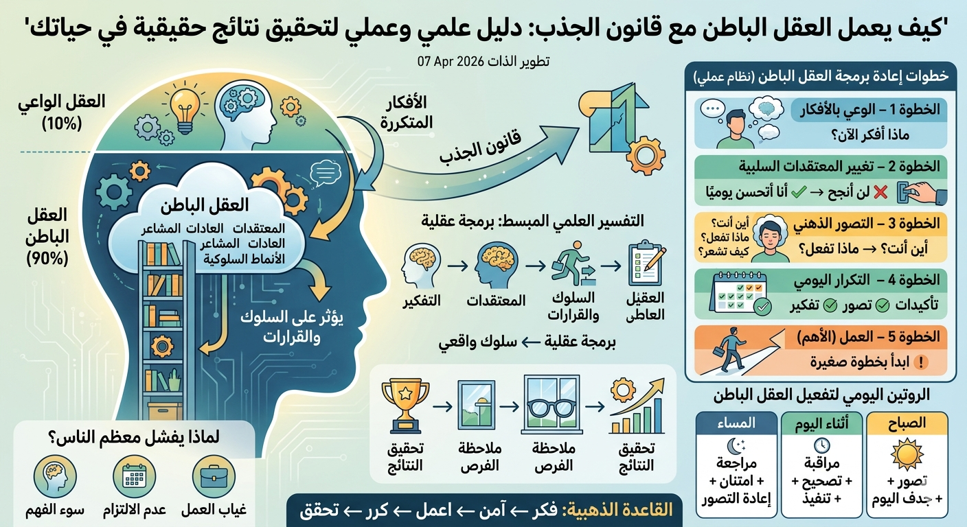 How the Subconscious Mind Works with the Law of Attraction: A Scientific & Practical Guide to Achieving Real Results