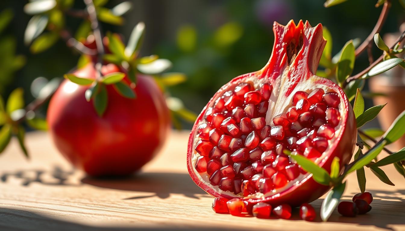 "Pomegranate and Its Role in Improving Digestion and Maintaining Daily Health and Immunity Naturally