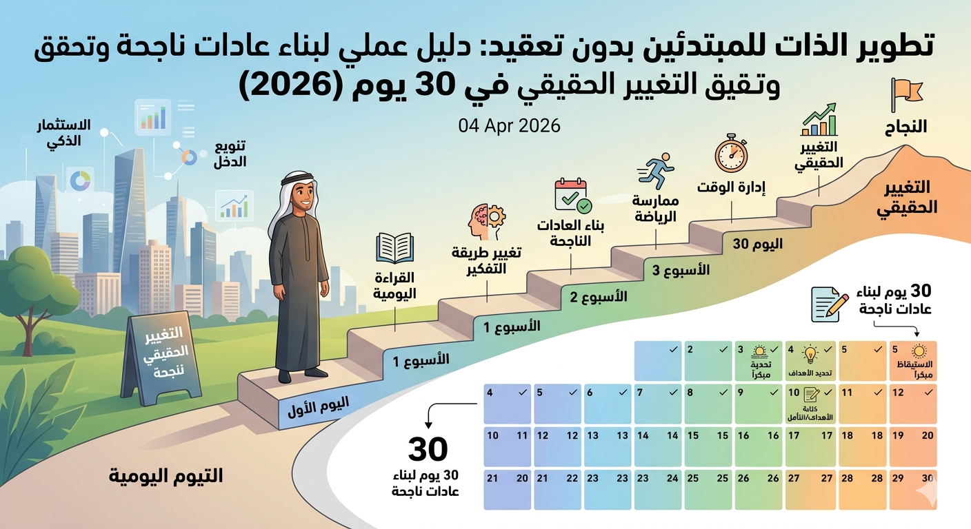 Self-Development for Beginners Without Complexity: A Practical Guide to Building Successful Habits and Achieving Real Change in 30 Days (2026)